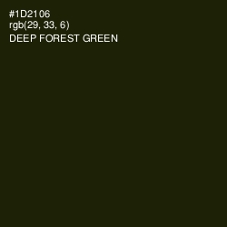 #1D2106 - Deep Forest Green Color Image